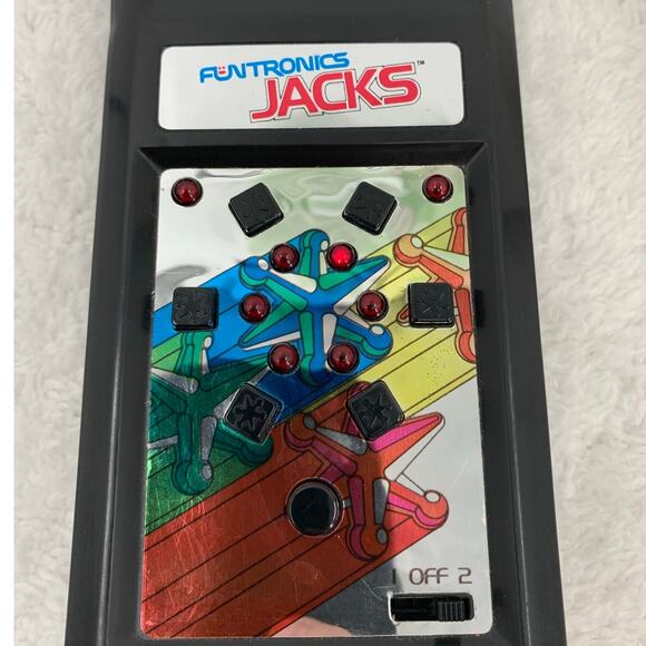 Mattel Funtronics JACKS Electronic Handheld Game & Manual Vintage 1979 Works - Picture 4 of 10